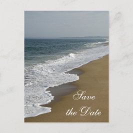 Beach Wedding Save the Date Announounding Briefkaa Aankondigingskaart