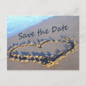 Beach Wedding Save the Date briefkaarten (Voorkant)