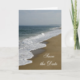 Beach Wedding Save the Date Notice Aankondiging