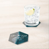 Beach Wedding Save the Date Onderzetter (Insitu)