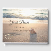 Beach Wedding, Seashell Gastenboek (Voorkant)