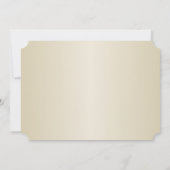 Beach Wedding, Seashell, houten harten sparen de d Save The Date (Achterkant)