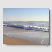 Beach Wedding Seashell String Lights Gastenboek (Achterkant)