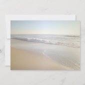 Beach Wedding Seashell String Lights SaveThe Date Save The Date (Achterkant)