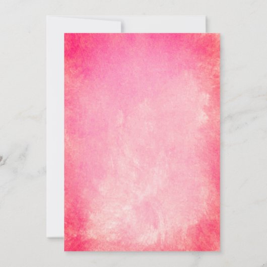 Beach Wedding Seashells Coral Pink Vrijgezellenfee Kaart (Achterkant)