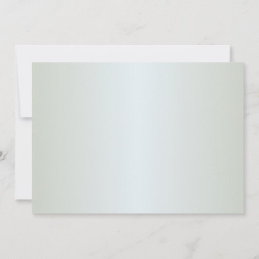 Beach Wedding Seashells Save the Date (Achterkant)