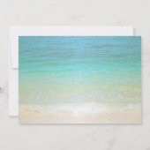 Beach Wedding Seashells Save the Date (Achterkant)