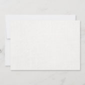 Beach Wedding Seashells Waterverf Vrijgezellenfees Kaart (Achterkant)