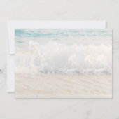 Beach Wedding Seaside/Oceanside Thank You Card Bedankkaart (Achterkant)
