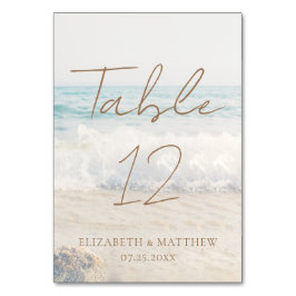 Beach Wedding Seaside/Oceanside Wedding Kaart