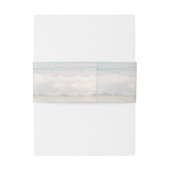 Beach Wedding Seaside/Oceanside Wedding Uitnodigingen Wikkel (Achterkant Voorbeeld)