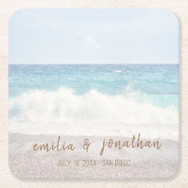 Beach Wedding | Seaside Wedding Kartonnen Onderzetters