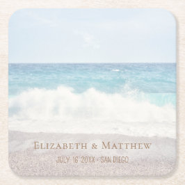 Beach Wedding | Seaside Wedding Kartonnen Onderzetters
