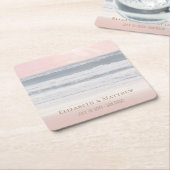 Beach Wedding | Seaside Wedding Kartonnen Onderzetters (Schuin)