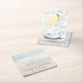 Beach Wedding | Seaside Wedding Kartonnen Onderzetters (Insitu)