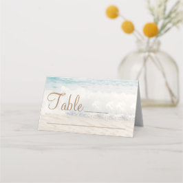 Beach Wedding Seaside Wedding Place Card Plaatskaartje
