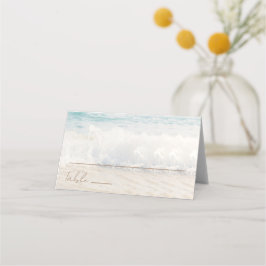 Beach Wedding Seaside Wedding Place Card Plaatskaartje