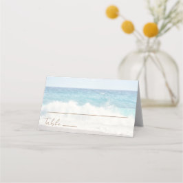 Beach Wedding Seaside Wedding Place Card Plaatskaartje