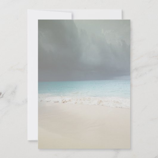 Beach Wedding, Seastars Save the Date (Achterkant)