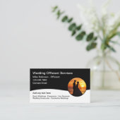 Beach Wedding Services Visitekaartjes (Staand voorkant)