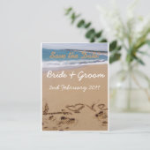 Beach Wedding - Sla de datum op! Save The Date (Staand voorkant)