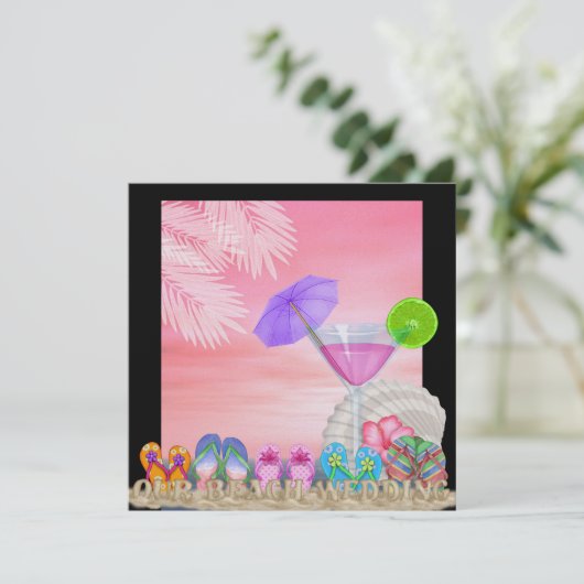 Beach Wedding - SRF Kaart (Staand voorkant)