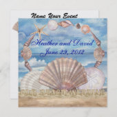 Beach Wedding - SRF Kaart (Voorkant / Achterkant)