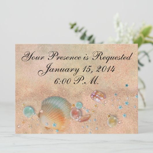 Beach Wedding - SRF Kaart (Staand voorkant)