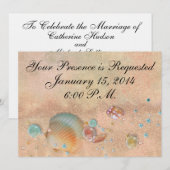 Beach Wedding - SRF Kaart (Voorkant / Achterkant)