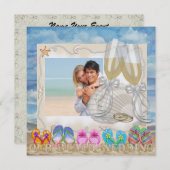 Beach Wedding - SRF Kaart (Voorkant / Achterkant)