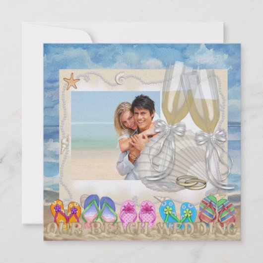 Beach Wedding - SRF Kaart (Voorkant)