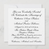 Beach Wedding - SRF Kaart (Achterkant)