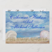 Beach Wedding - SRF Kaart (Voorkant / Achterkant)