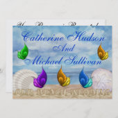 Beach Wedding - SRF Kaart (Voorkant / Achterkant)