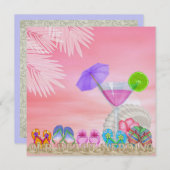 Beach Wedding - SRF Kaart (Voorkant / Achterkant)