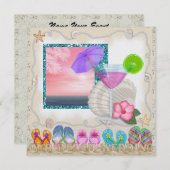 Beach Wedding - SRF Kaart (Voorkant / Achterkant)