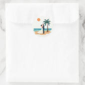 Beach Wedding Sticker (Tas)
