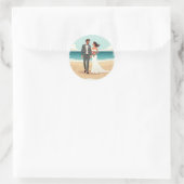 Beach Wedding Sticker (Tas)