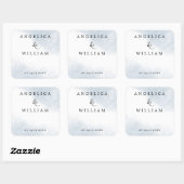 BEACH WEDDING STICKER | DUSTY BLUE-WATERVERF (Vel)