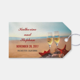 Beach Wedding Sunset Cadeaulabel