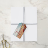 Beach Wedding Sunset Cadeaulabel (Met Touw)