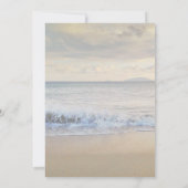 Beach Wedding Sunset, Seastars Vrijgezellenfeest Kaart (Achterkant)