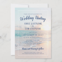 Beach Wedding Sunset Sunrise Sandy Ocean Kaart