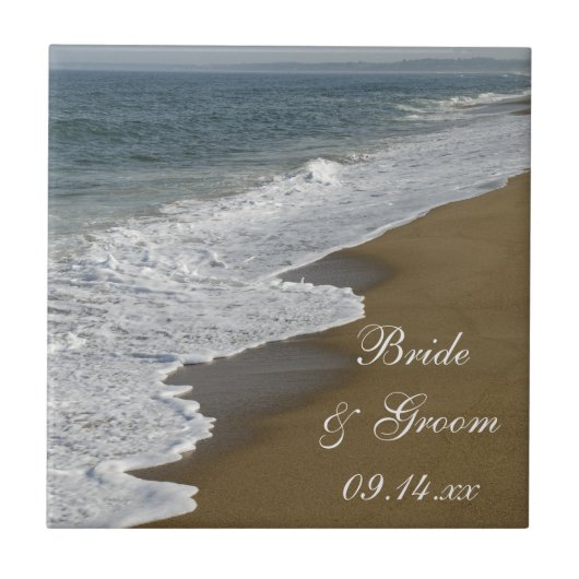 Beach Wedding Tegeltje (Voorkant)