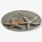 Beach Wedding Theme Party Borden Papieren Bordje (Gekanteld)