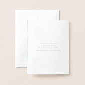Beach Wedding Tropical Passport Folie Kaarten (Met envelop)