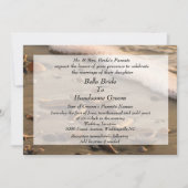 Beach Wedding-uitnodiging Kaart (Voorkant)