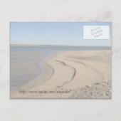 Beach Wedding-uitnodiging Uitnodiging Briefkaart (Achterkant)