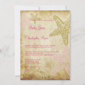 Beach Wedding-uitnodigingen Kaart (Achterkant)