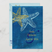  Beach Wedding-uitnodigingen Kaart (Voorkant / Achterkant)